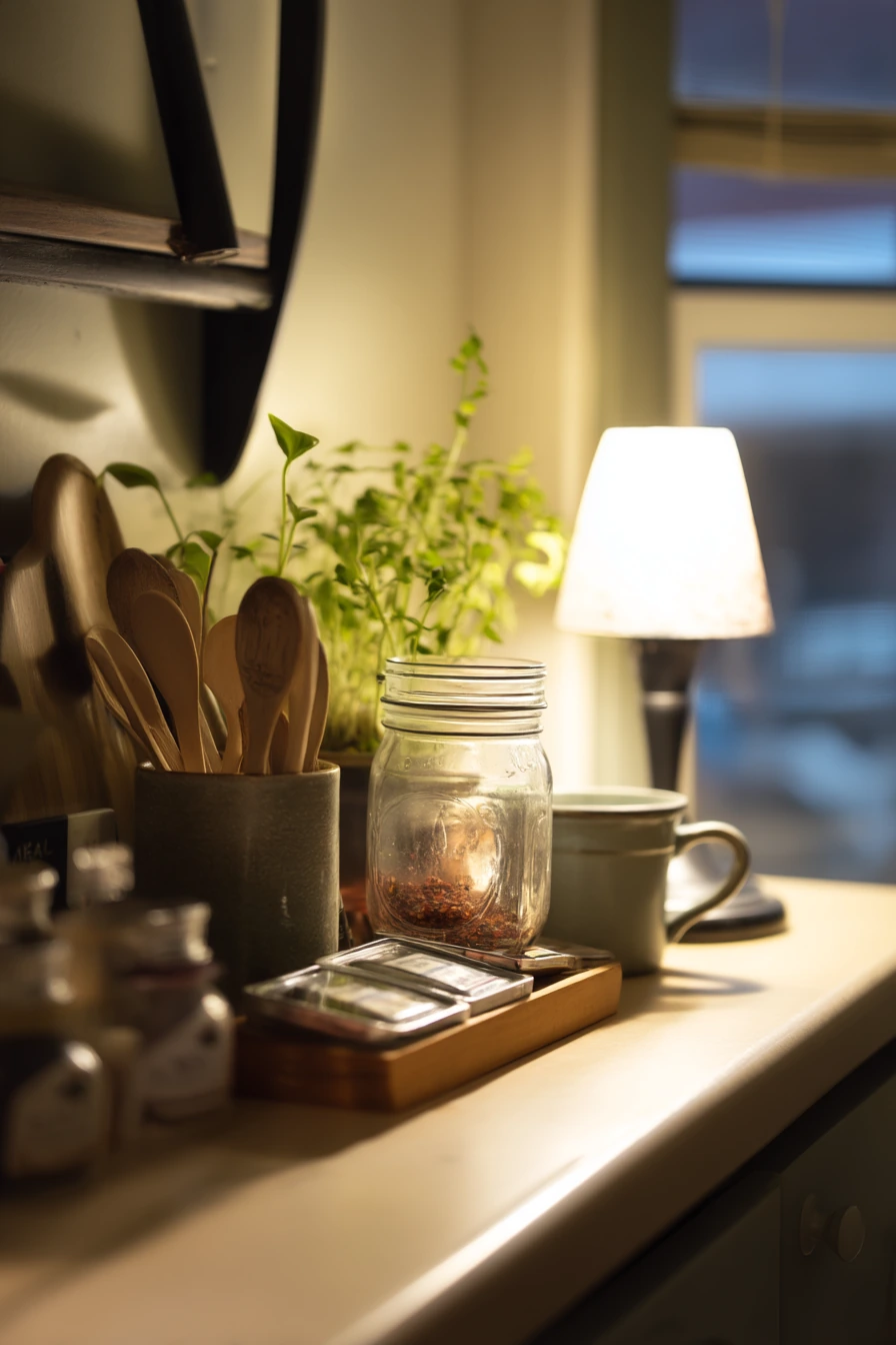 kitchen counter decor ideas 5