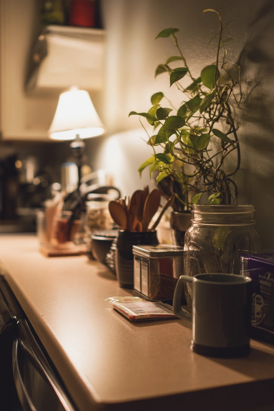 kitchen counter decor ideas 6