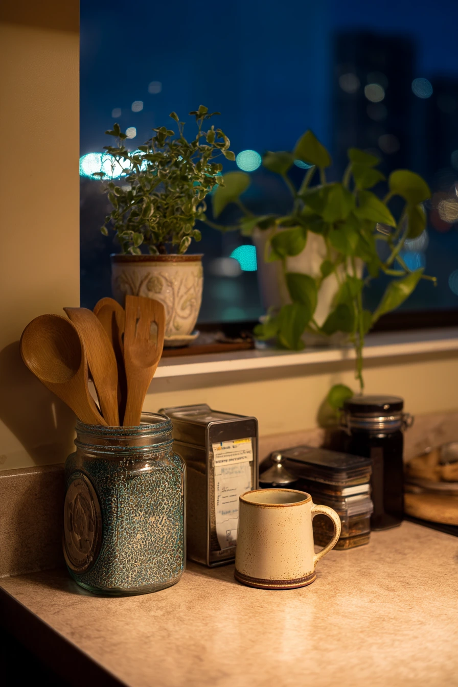 kitchen counter decor ideas 7