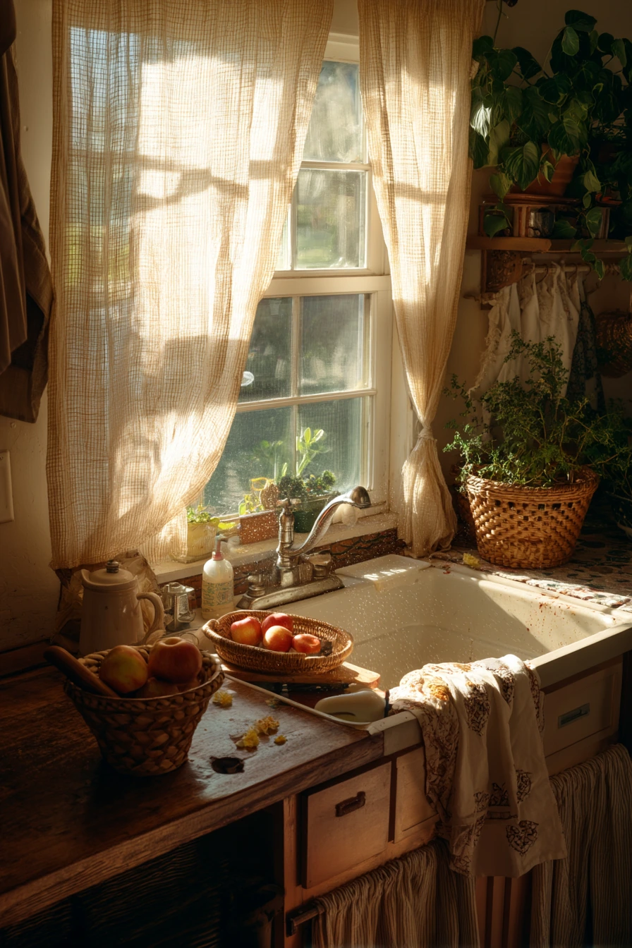 kitchen curtain ideas 9