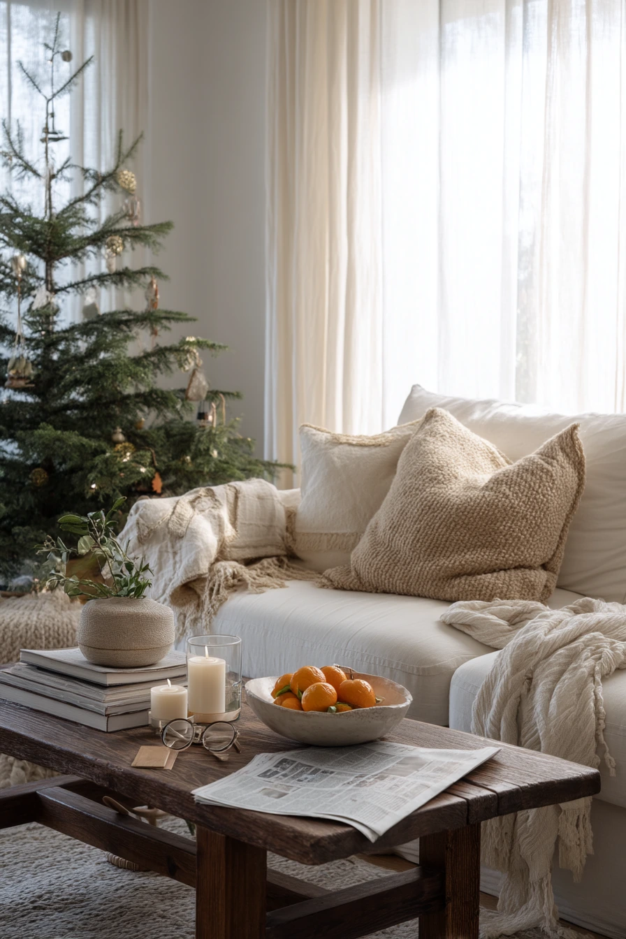 living room christmas decor ideas 17