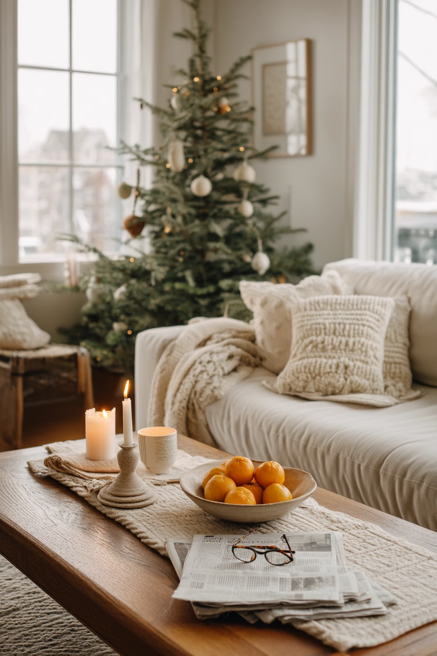living room christmas decor ideas 19