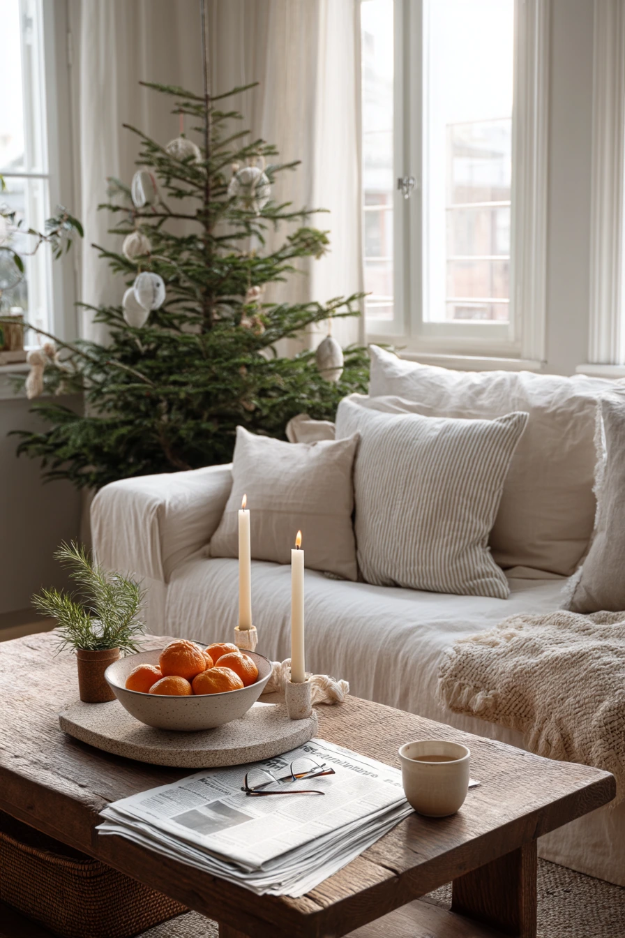 living room christmas decor ideas 20