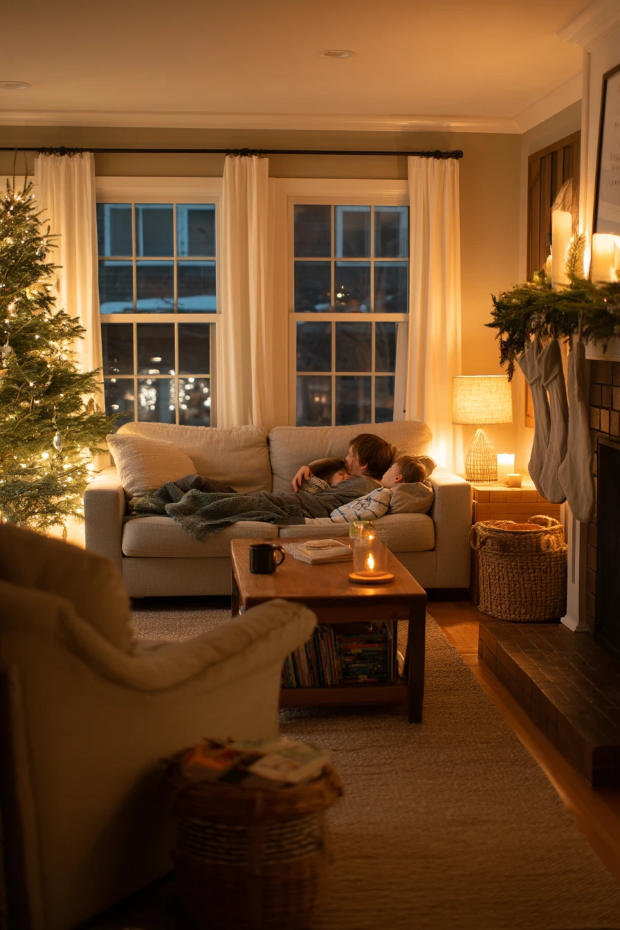 living room christmas decor ideas 3