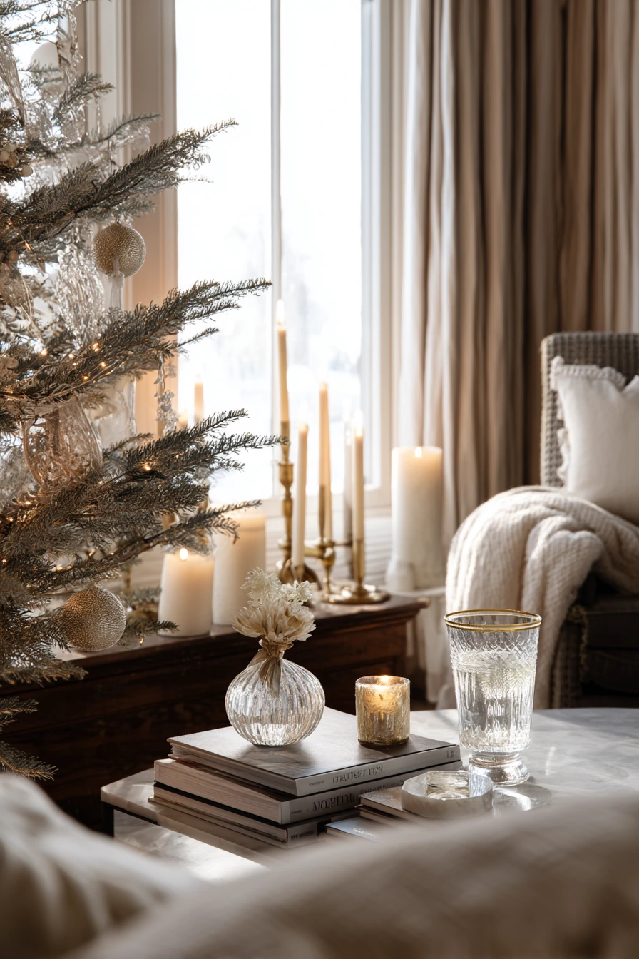 living room christmas decor ideas 30