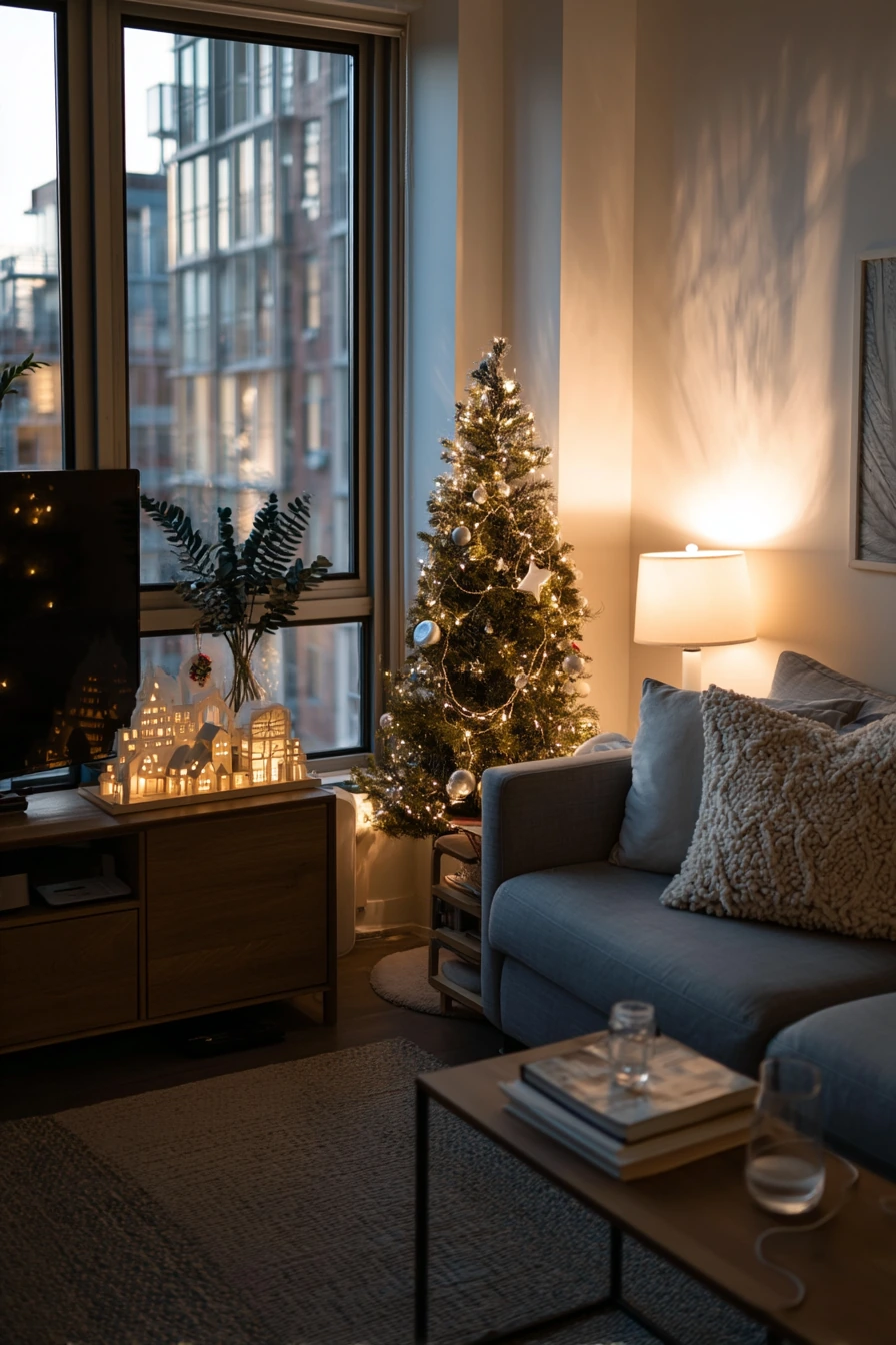 living room christmas decor ideas 6