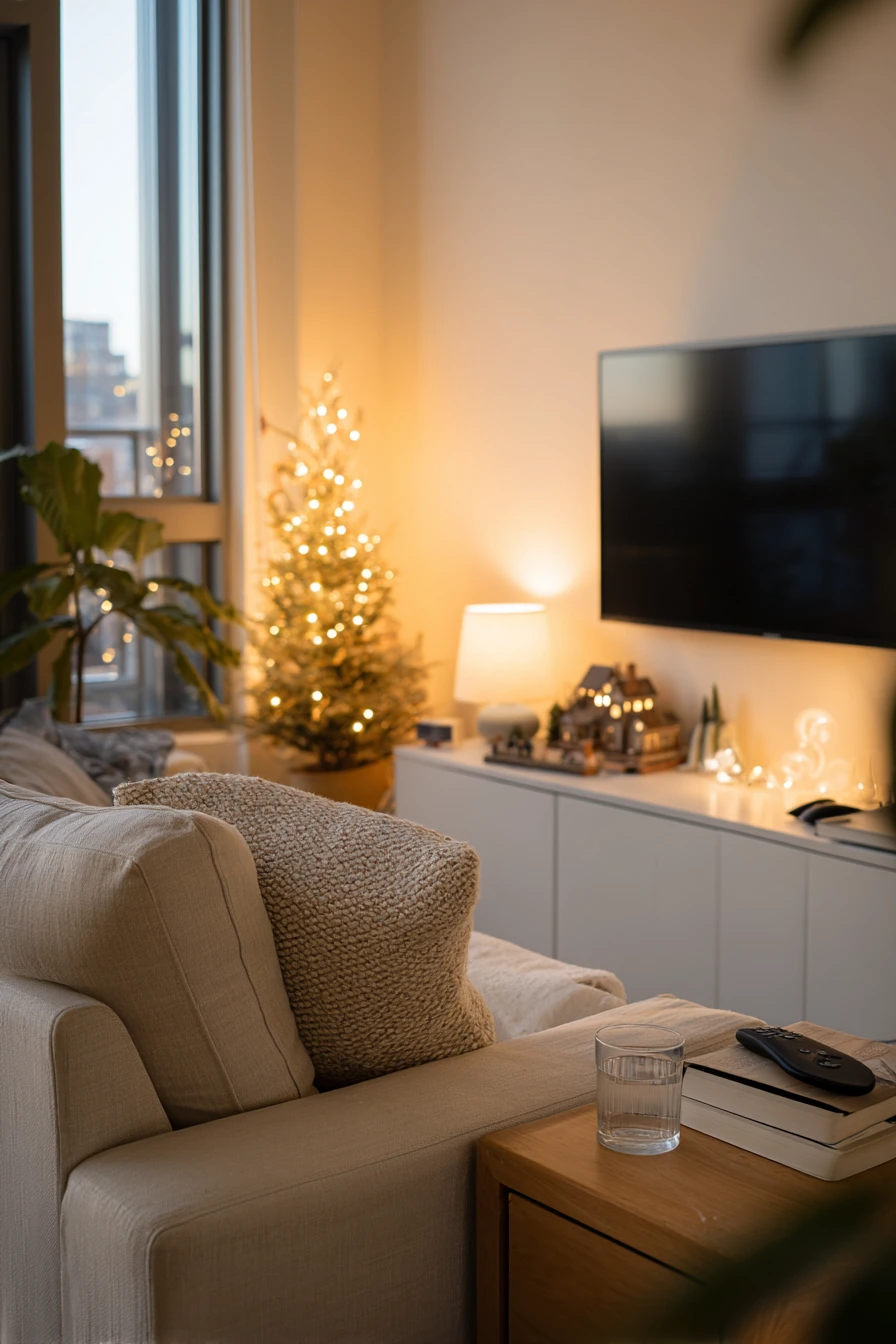 living room christmas decor ideas 7