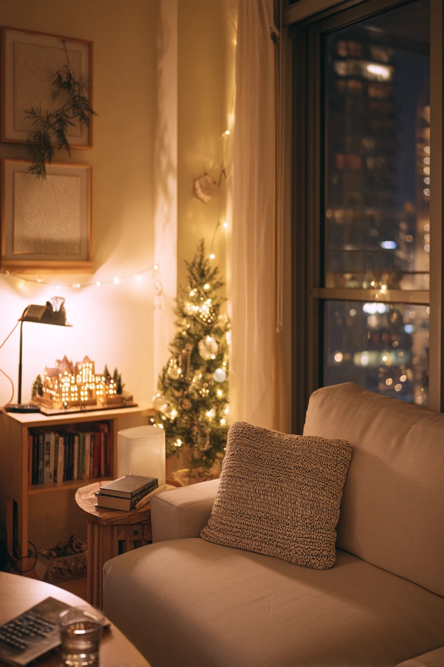 living room christmas decor ideas 8