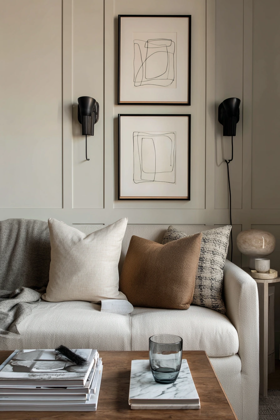 living room wall decor ideas 40