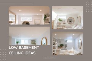 low basement ceiling ideas