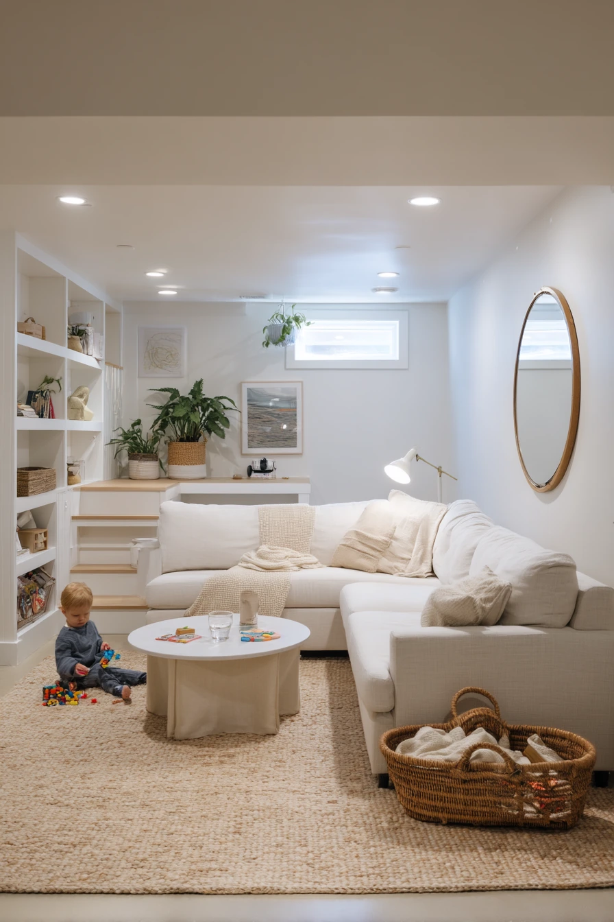 low basement ceiling ideas 3